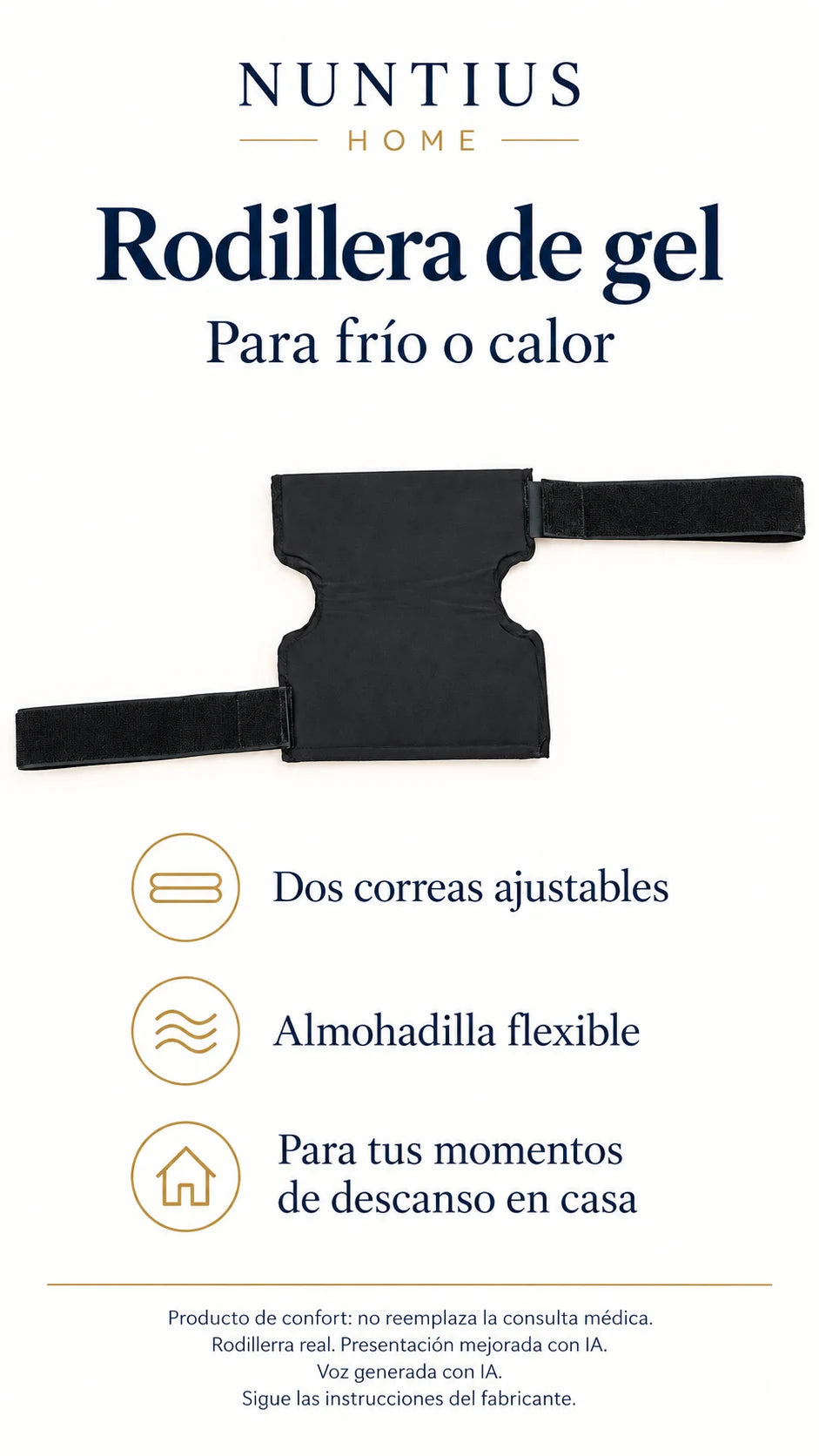 Producto extendido con dos correas